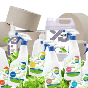 Környezetbarát tisztítószerek és papírtermékek