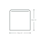 8.5 x 8.5in recycled kraft flat bag