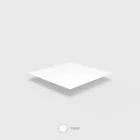 10 x 10in white kraft flat bag