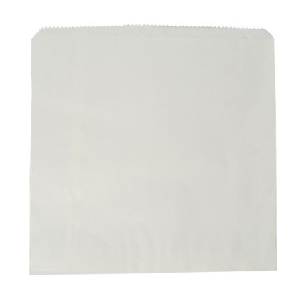 12 x 12in white kraft flat bag