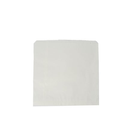7 x 7in white kraft flat bag