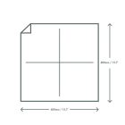 40cm 2-ply unbleached napkin