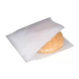  Pita, hamburger tasak, fehér, 150x170mm - 200 db/csomag