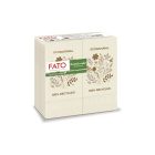 Szalvéta, Blossom, 33x33, 1/8 hajtású, kétrétegű, Fiberpack papír, barna I 50 lap/cs