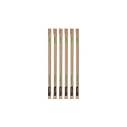Kraft papír szívószál 8 x 210 mm - 500 db/cs