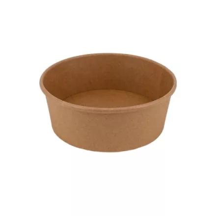 Kraft Paper Food Containers Single PE 750ml