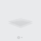 76-Series PLA flat lid, straw slot