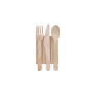 Compostable wooden cutlery kit