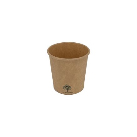 Paper cup, 100 ml, plastic free, white | 50 pcs