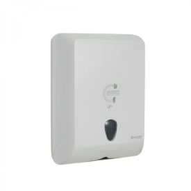   EcoNatural hajtogatott kéztörlő adagoló, fehér, újrahasznosított