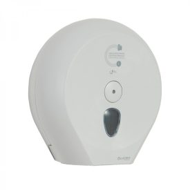   EcoNatural Jumbo nagytekercses toalettpapír adagoló, fehér, újrahasznosított