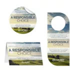 EcoNatural Flow folyékonyszappan-adagoló, 400ml, fehér