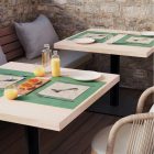 Szalvéta, Flora, 38x38, 1/4 hajtású, kétrétegű, Fiberpack papír, barna I 40 lap/cs