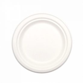 7in source-reduced bagasse plate