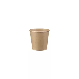Papírpohár, 120 ml, PE bevonattal, kraft | 50 db/csomag
