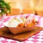 ételkínáló csónak, lebomló kraft papír, 470 ml (13*9*4 cm)