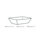 ételkínáló csónak, lebomló kraft papír, 470 ml (13*9*4 cm)