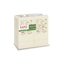   Szalvéta, Good Morning, 33x33, 1/8 hajtású, kétrétegű, Fiberpack papír, barna I 50 lap/cs