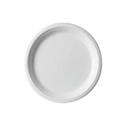 Lebomló cukornád lapostányér, 15 cm | 50 db/csomag