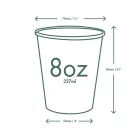 8oz white hot cup, 79-Series