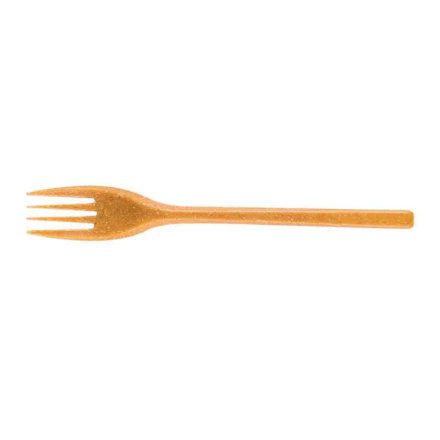 Reusable and recyclable fork, stacked