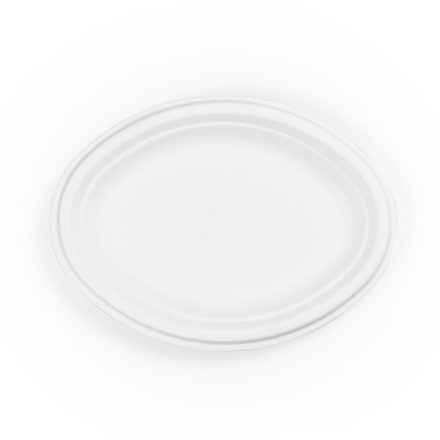 10in bagasse oval plate