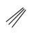 Highball black 6mm paper straw, 7.8in
