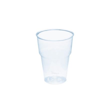 Lebomló hidegitalos pohár, PLA, 300ml, szintjelöléssel, Ø 95 mm, teknős piktogrammal I 50db/csomag