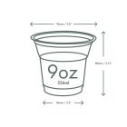 9oz PLA plain cold cup, 96-Series