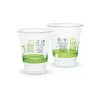 Lebomló hidegitalos pohár, PLA, standard, 340ml, piktogrammal - 50 db/csomag