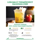 Lebomló hidegitalos pohár, PLA, standard - 50 db/csomag