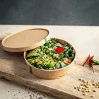 26oz PLA-lined paper food bowl
