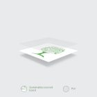 Lebomló levestartó, papír és PLA, 4,5 dl, Green Tree sorozat | 25 db/csomag
