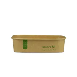   Lebomló salátás doboz, 500ml, szögletes, kraft | 50 db/csomag