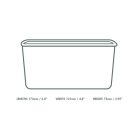 26oz PLA-lined paper food bowl