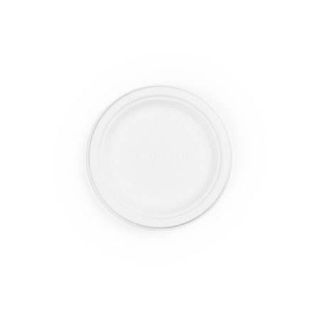 6in bagasse plate