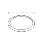 Lebomló cukornád lapostányér, 15 cm | 125 db/csomag