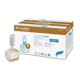   Lucart Classic Foam habszappan, virágos illat, mandulaolajjal | 400ml