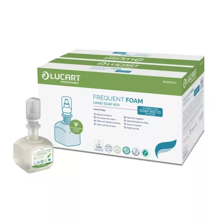 Lucart Frequent Foam habszappan, semleges illat, aloe verával | 400ml