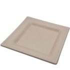 6in square bagasse plate