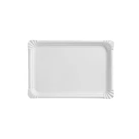 Szögletes papírtálca, fehér 18 x 26 cm - 250 db/csomag