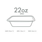 22oz/650ml gourmet base (fits lid 3)