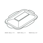 Size 5 bagasse gourmet lid