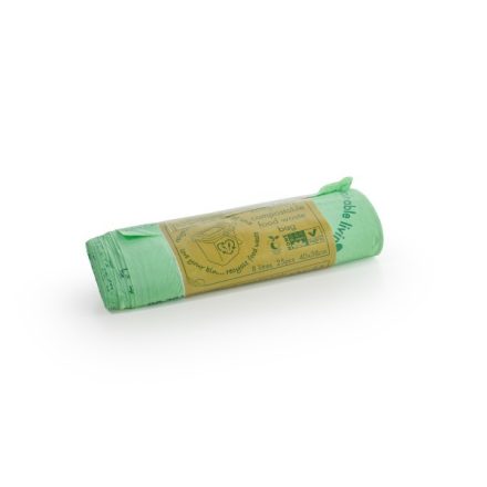 8 litre completely compostable liner, roll 25