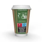 16oz double wall brown kraft cup, 89-Series