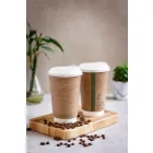 16oz double wall brown kraft cup, 89-Series
