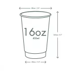 16oz double wall brown kraft cup, 89-Series