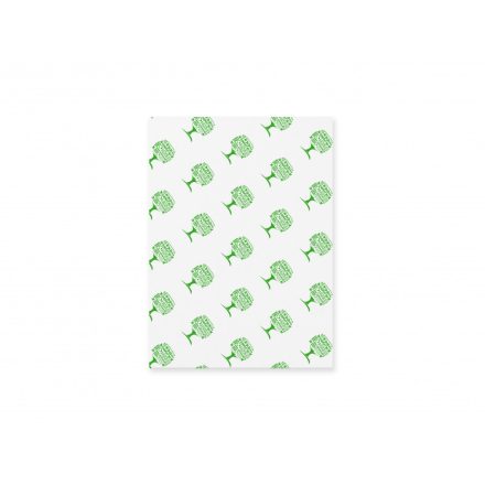 350 x 225mm greaseproof sheet - Green Tree