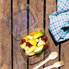 16oz PLA hinged deli container