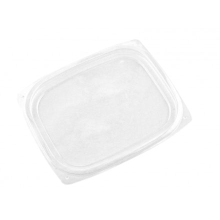 PLA rectangular deli lid (fits 8-16oz deli)